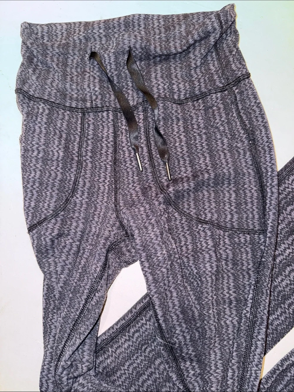 lululemon athletica Navy Heathered Leggings